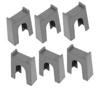 POPETPOP 6 pièces Supports Pont Train pour Garçon Fille Accessoires Piste et Portables de Rechange Robustes pour Jouets Train Construction Pont Vapeur Jeu Familial
