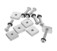 POPETPOP 6 Pièces Surfboard Fin Screws Stainless Steel Cross Head Paddle Board Replacement Screws for Secure Fin Attachment and Enhanced Stability