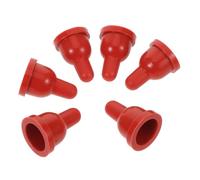 POPETPOP 6 Pièces Tétines Alimentation Caoutchouc Souple pour Chevreaux et Agneaux Mamelons de Remplacement Hygiéniques pour Porcelets Chèvres et Petits Ruminants Facilite la Naturelle et