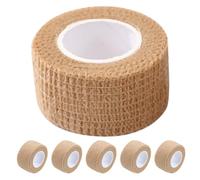 POPETPOP 6 rouleaux Ruban Auto-adhésif Élastique Bande Antidérapante Multiusage pour Protection des Meubles et Bandage pour Doigts et Orteils Couleur Peau