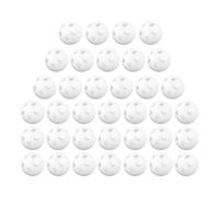 POPETPOP 60 pièces Boules Blanches pour Hochets Jouets Garçon Fille Inserts Plastique pour Réparation et DIY de Peluches et Poupées Sons Doux pour Nouveaux-nés et Tout-petits