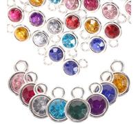 POPETPOP 60 Pièces Breloques Pendentifs en Alliage Délicats et Faciles à Connecter pour Fabrication de Bijoux, Colliers et Chaînes de Pull, Projet de Création DIY Couleur Couleur Aléatoire