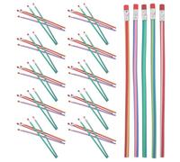 POPETPOP 60 Pièces Crayon Doux Incassable en Plastique Résistant la Casse Pliures pour Étudiants et Garçon et Filles, pour Examens et Cours D'art