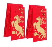 POPETPOP 60 Pièces Packets Vietnamese Hong Bao Lai See Envelopes Year Of The Horse Lunar Year Money Pockets For Spring Festival Family Friends Celebration