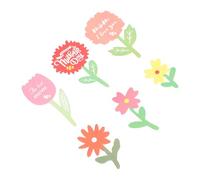 POPETPOP 60 Pièces Piques à Gâteau en Papier Fête des Mères, Décoration de Gâteau, Accessoires pour Fête, pour Photo Prop et Célébration