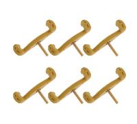 POPETPOP 6pcs Pieds de Remplacement en Caoutchouc pour Repose-épaules de Violon Universels, Faciles à Installer, Adaptés pour Pratique et Performance, Taille 6,40x3,50x1,30cm