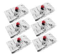 POPETPOP 6pièces à Vin avec Bec Verseur Pochette à Boissons Réutilisable pour Vin Et Eau Distributeur pour Fêtes Et Pique-