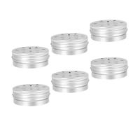 POPETPOP 6pièces Boîtes Entraînement Olfactif pour Chien Contenants Métalliques Aluminium pour Dressage Outil de Détection Odeur