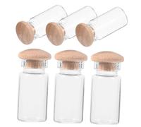 POPETPOP 6pièces Bouteille Verre Miniature Mini-Bocal Bocaux Vides pour Décoration De Maison De Poupée De Mini-Maison