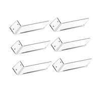 POPETPOP 6pièces Étagères Flottantes Acrylique pour Chaussures Support Transparent pour Sneakers Lot de Présentoirs Muraux Décoratifs pour Baskets Et Chaussures De Sport
