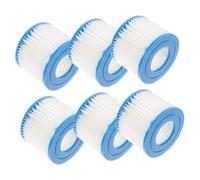 POPETPOP 6pièces Filtre de Piscine Type VI pour Rechange Compatible avec Pompe de Filtration Élimine Saletés et Débris