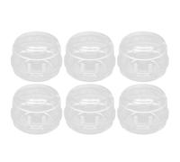 POPETPOP 6pièces Lot de Cache-interrupteurs pour Cuisinière Gaz Transparent Pp Protection Sécurisée et Résistante Facile à Installer Anti-ouverture Garçon Fille Compatible Plaque à Gaz