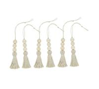 POPETPOP 6pièces Lot de Ornements avec Pompon pour Décoration Porte De Placard Pendentif Poignée Entrée Ornements à Pompon pour Noël Et Thanksgiving