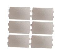 POPETPOP 6pièces Mica pour Micro-ondes Couvercle de Guide Ondes de Rechange Compatible Plupart des Fours à Micro-ondes