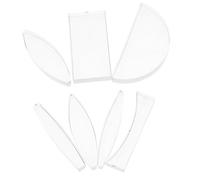 POPETPOP 7 pièces Kit Lentilles Optiques Acryliques Transparentes pour Expériences Physiques Optique et Léger Adapté à Enseignement Secondaire
