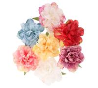 POPETPOP 7 Pièces Pince à Cheveux Fleurie en Fibre Chimique Polyester, Accessoire Décoratif et Sûr pour Créer des Coiffures Adorables Lors de Performances ou Fêtes