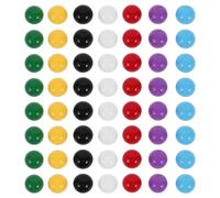 POPETPOP 70 Billes Colorées en Plastique, Jetons Mathématiques Éducatifs pour Enfants, Billes de Probabilité, de Rechange pour Jeux de Mathématiques Et d'apprentissage