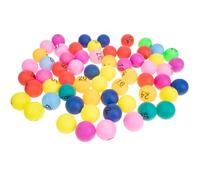 POPETPOP 70 Pièces Boules Numérotées Colorées 1 à 70 en Plastique | Activités de Loterie et Rafle, Légères et Portables, pour Lieux de Divertissement, Lot Complet