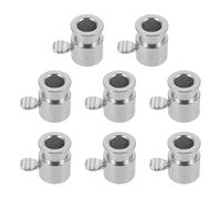 POPETPOP 8 Pièces Accessoire de Boulon pour Grille de Barbecue Extérieur en Fer Chromé, Résistant à Haute Température, Facile à Nettoyer, pour Barbecue en Plein Air et Réunions Familiales
