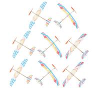 POPETPOP 8 pièces Avion Caoutchouc à Modèle de Planeur à Élastique pour Activités Extérieures pour Développement Parent