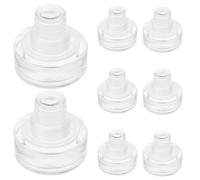 POPETPOP 8 Pièces Bouchons de Bouteille Verre T Bouchons Étanches Réutilisables Forme de T pour Vin Bière Scellage Facile pour Fêtes et Usages Domestiques