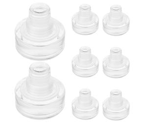 POPETPOP 8 Pièces Bouchons de Bouteille Verre T Bouchons Étanches Réutilisables Forme de T pour Vin Bière Scellage Facile pour Fêtes et Usages Domestiques