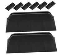 POPETPOP 8 pièces Clip de Fixation pour Panneau de Séparation Verre Support de Pied Ajustable pour Écran de Confidentialité de Bureau Lot de Clips Stables pour Hôtel Maison et Bureau