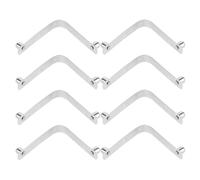 POPETPOP 8 Pièces Clips de Poignée pour Piscine Acier Inoxydable Attaches V pour Manches de Balai Aspirateur Épuisette et Râteau Accessoires de Nettoyage Piscine Robustes et Compatibles