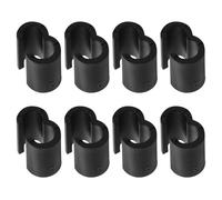 POPETPOP 8 Pièces Clips Doubles de Câble de Vélo à Deux Trous, Plastique | Câbles de Dérailleur et Gaine 4mm, Fixation Stable sans Outil, Usage Vtt et Route
