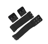POPETPOP 8 pièces Extension de Soutien Réglable Bandes Élastiques Confortables et Souples Accessoires pour Perruques Ajustement Noir