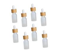 POPETPOP 8 pièces Flacons Verre avec Pipette Bouteilles Miniatures pour Huiles Essentielles et Parfaits pour Voyages et Utilisation Quotidienne