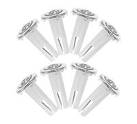 POPETPOP 8 pièces Lot de Inserts Manchons Roulettes Fer pour Tiges Accessoires Robustes pour Meubles Montage Facile