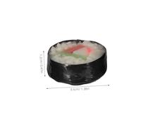 POPETPOP 8 Pièces Sushi Artificiel Réaliste PVC Modèles Onigiri Compacts et Décoration Polyvalente pour Maison Restaurant et Vitrine