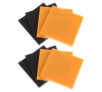 POPETPOP 8 Pièces Talonnette Antidérapante en Caoutchouc pour Talons Carrés, Patch de Réparation Diy, Semelles pour Talons Hauts, pour Journées Pluvieuses et Environnements Calmes