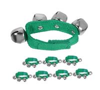 POPETPOP 8 Pièces Tambourine Musical Hand Bells for Lightweight Wrist Bells with Bright Tones Safe and Ergonomic Early Learning Instrument for and Kindergarten