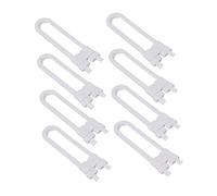 POPETPOP 8 pièces U Shape Plastic Safety Lock For Cupboard And Drawer Protector Prevent Finger Pinch