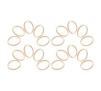 POPETPOP 80 Pièces Anneaux en Bois pour Loisirs Créatifs, Ronds Creux | Bois Brut Non Traité, Surface Lisse, pour Gravure Laser, Teinture, Fêtes et Activités Éducatives
