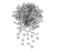 POPETPOP 800 Pièces Clips Métalliques pour Cage à Oiseaux et Petits Animaux Attaches Fil de Fer pour Poulailler Cage à Lapin Chien et Chat Fermetures Sécurisées
