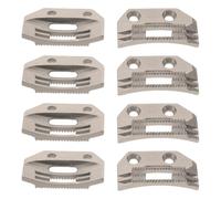 POPETPOP 8pcs Chien d'alimentation Industrielle en Alliage Argenté Gc1-2 pour Machines à Coudre Parapluie, Fonctionnement Silencieux et Couture de Précision pour Production Petite Série