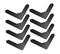 POPETPOP 8pièces Lot de Autocollants Antidérapants pour Tapis De Sol Noir Facile à Installer sur Parquet Carrelage Lin Ne Laisse De Trace De Colle