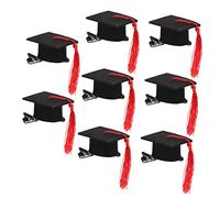 POPETPOP 8pièces Pince à Cheveux pour Cérémonie de Remise de Diplômes Lot de Petites Épingle à Cheveux Chapeau de Célibataire Accessoires Photo pour Fête de Fin Études Couleur Aléatoire
