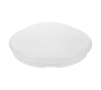 POPETPOP Abat-jour en Acrylique Rond 18 Cm de Diamètre, Hauteur 2 Cm, Globe Sphérique Blanc pour Ventilateur de Plafond, Couvercle de Luminaire de Chambre et Salon, Diffuseur de Lumière