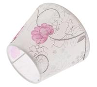POPETPOP Abat-Jour en Tissu Floral à Motif Aléatoire Abat-Jour pour Petit Lampadaire et Lampe de Bureau Cache-Lampe Vintage Accessoire Décoratif pour Salon et Chambre Diffuseur de