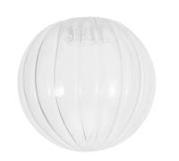 POPETPOP Abat-jour Globe Sphérique en Verre Borosilicate Transparent 120 Mm, Douille G9 22 Mm, Abat-jour Rond Nervuré pour Lampe de Table Suspendre, Diffuseur Lumineux Décoratif Polyvalent