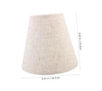 POPETPOP Abat-jour Lin à Fixer Abat-jour Remplaçable pour Lampe Suspendue Éclairage Doux et Élégant pour Salon et Chambre