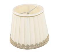 POPETPOP Abat-jour Mousseline Plissée Accessoire De Lampe Atmosphère Chaleureuse Décoration Pour Lampe De Table Et Applique Murale
