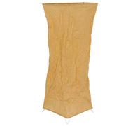 POPETPOP Abat-Jour Pliable en Papier Carré Couleur Kaki Abat-Jour de Rechange pour Lampadaire sur Pied Léger et Portable pour Salon Bureau et Décoration Événementielle