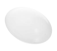 POPETPOP Abat-jour Rond en Acrylique 21 Cm pour Ventilateur de Plafond, Cache-lampe Champignon Translucide, Abat-jour Suspendu de Remplacement pour Plafonnier de Chambre et Salon,