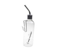 POPETPOP Abreuvoir Automatique pour Animaux de Compagnie de 180 ML Bouteille en Acier Inoxydable Anti-Fuite Corde à Ressort pour Oiseau Chinchilla de Guinée