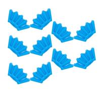 POPETPOP Accessoire Coiffure pour Femmes 10pcs Bleu en Plastique et Résine, Outil Polyvalent pour Séparation des Cheveux Design à Cinq Doigts, pour Salons et Voyages